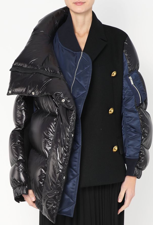 Sacai F/W 2018 Hybrid Bomber Jacket - 1