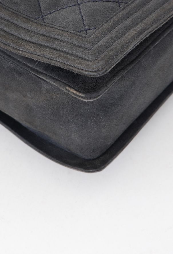 Chanel Navy Maxi Boy Bag - 10