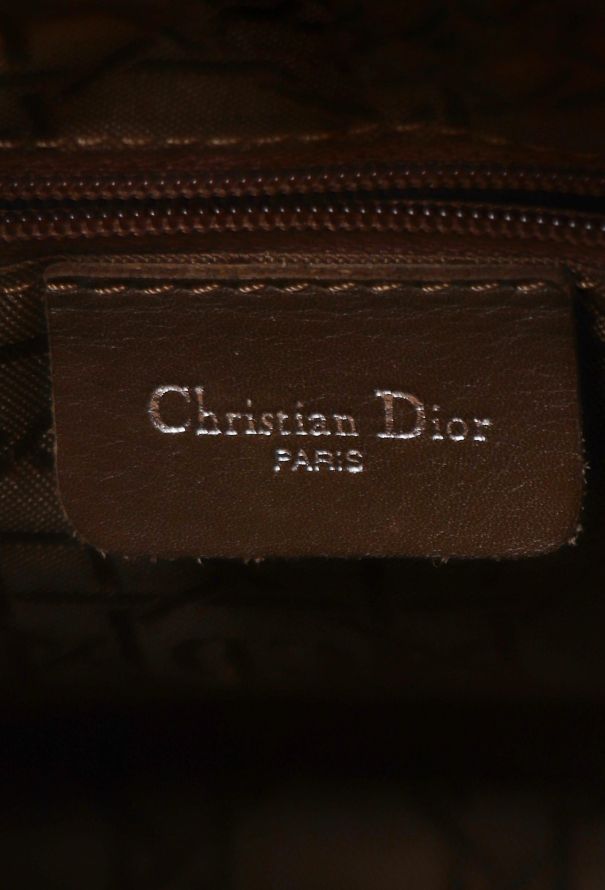 Dior Camel Patent Medium Lady Dior - 12