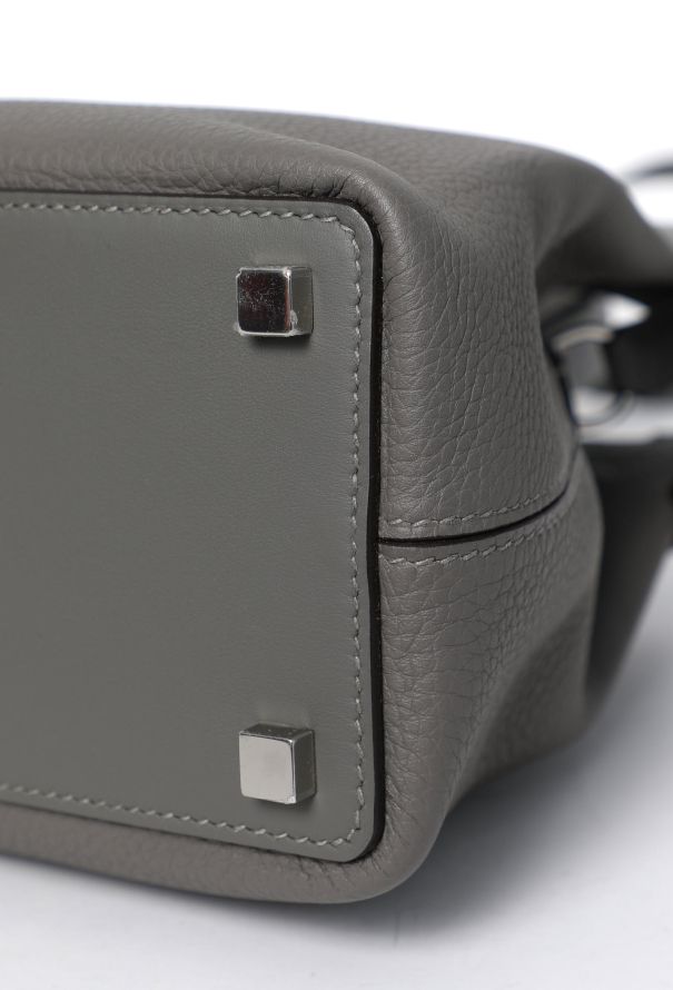 Hermès Gris Meyer Togo Medor Bag - 7