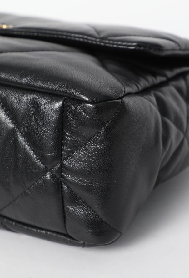 Chanel Black 19 Flap Bag GM - 8