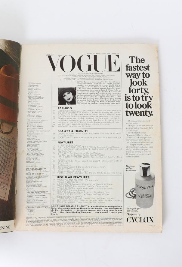 VOGUE UK 1973 Ingmari Lami Cover Set - 6 VOGUE UK 1973 Ingmari Lami Cover Set - 6