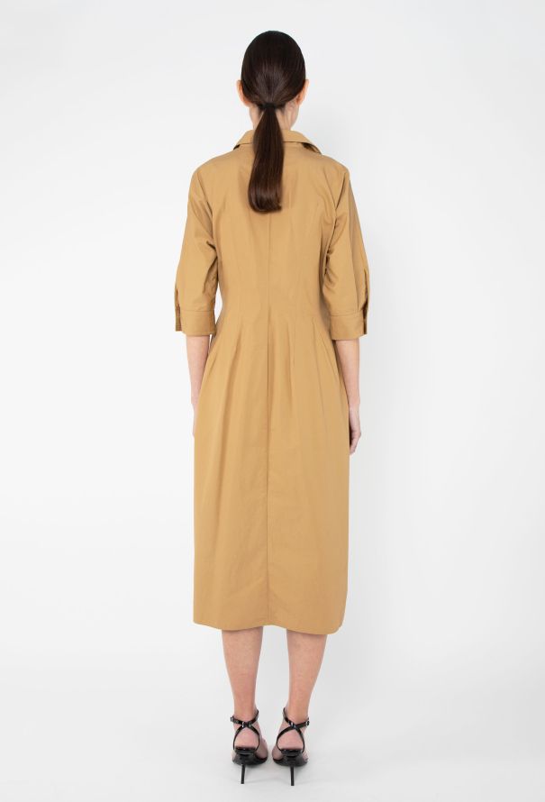Jil Sander Flared Poplin Dress - 4 Jil Sander Flared Poplin Dress - 4