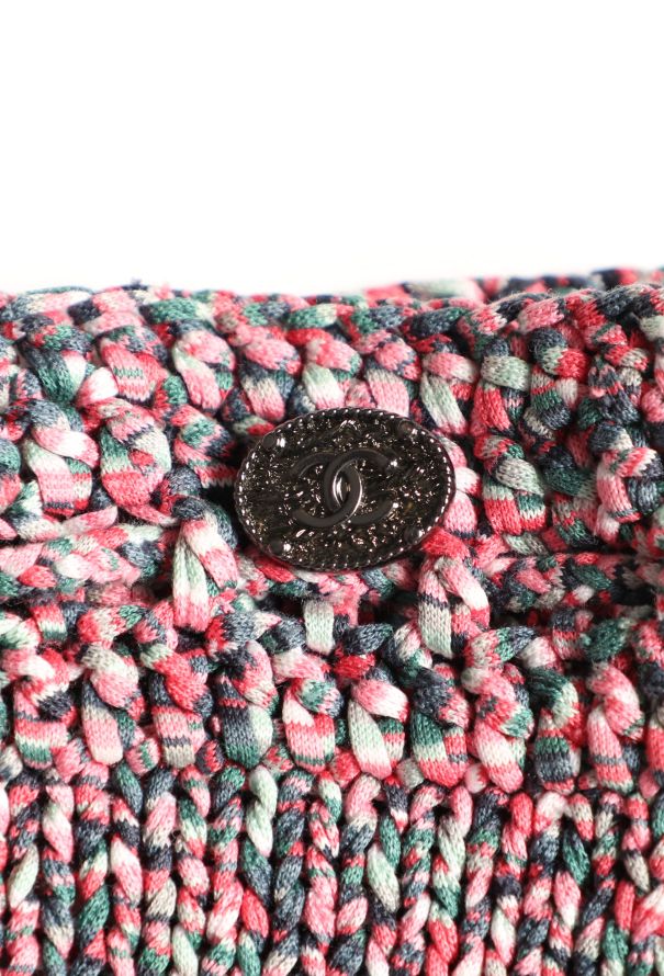 Chanel Scalloped Knit 'CC' Skirt - 6