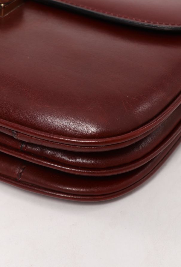 Céline Vintage Calèche Bag Burgundy - 10 Céline Vintage Calèche Bag Burgundy - 10