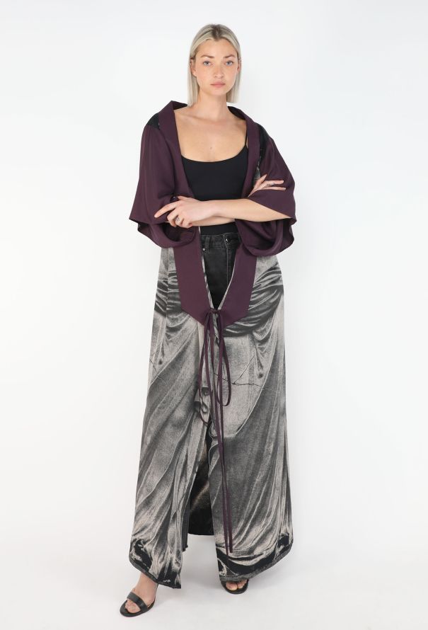 Jean Paul Gaultier Trompe L'Œil Silk Kimono, S/S 1999 - 1