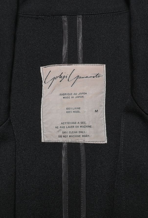 Yohji Yamamoto Late '80s Safety Pin Cutaway Blazer - 8