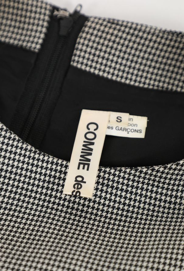 Comme des Garçons 2019 Houndstooth Midi Dress - 5
