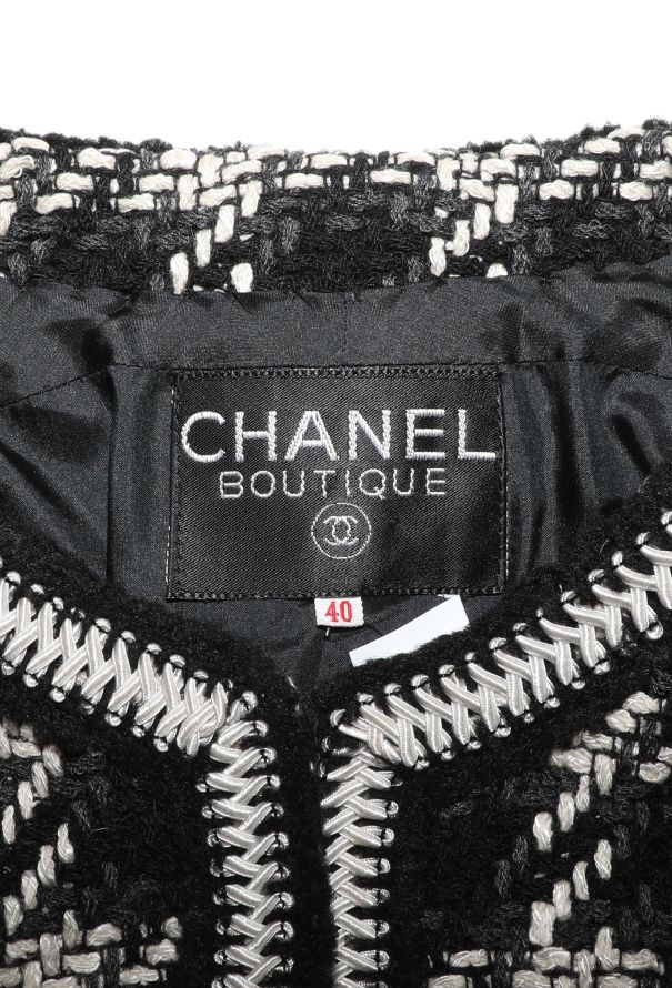 Chanel Houndstooth Tweed Jacket, F/W 1984 - 6