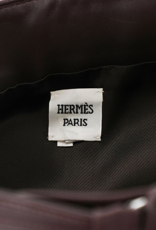 Hermès F/W 2024 Leather Zip Skirt - 6