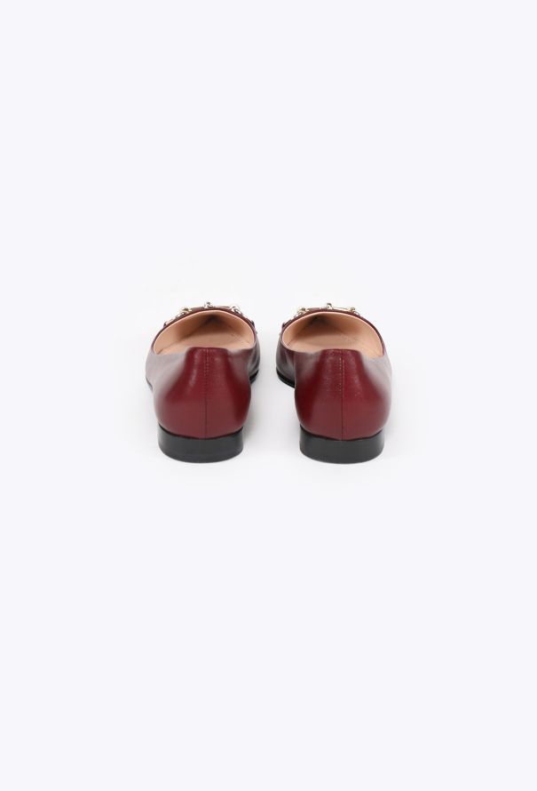 Gucci Erin Leather Horsebit Flats, 2024 - 4