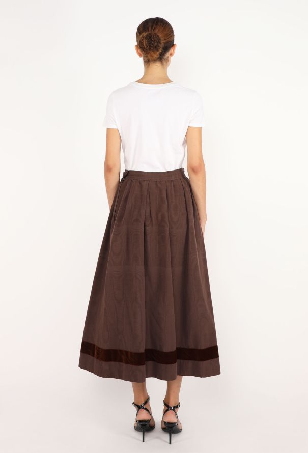 Saint Laurent Russian Moire Skirt, F/W 1977 - 5