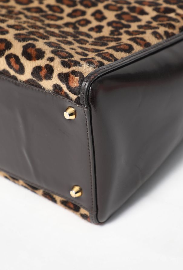 Dior '90s Leopard Large Lady Dior Bag - 11