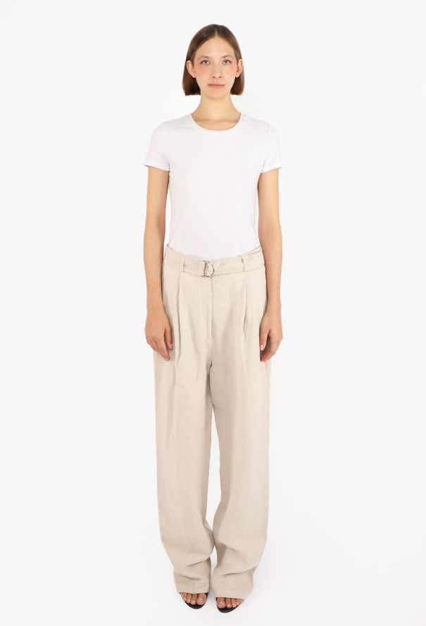 Céline Belted Linen Suit, Resort 2014 - 4