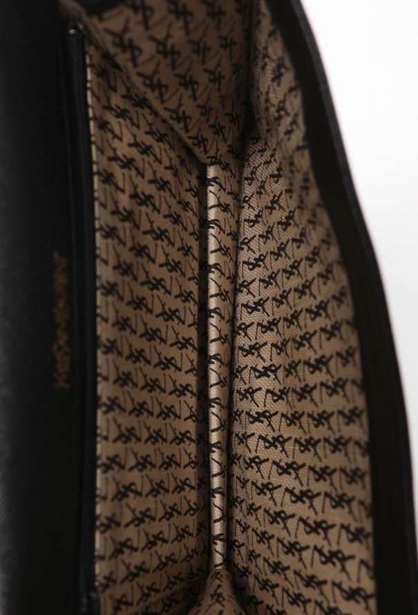 Saint Laurent Vintage Couture Saffiano Leather Pochette - 11