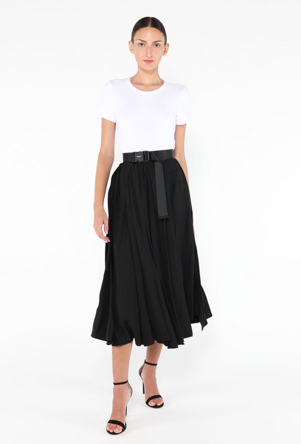 Prada F/W 2022 Belted A-Line Skirt - 1