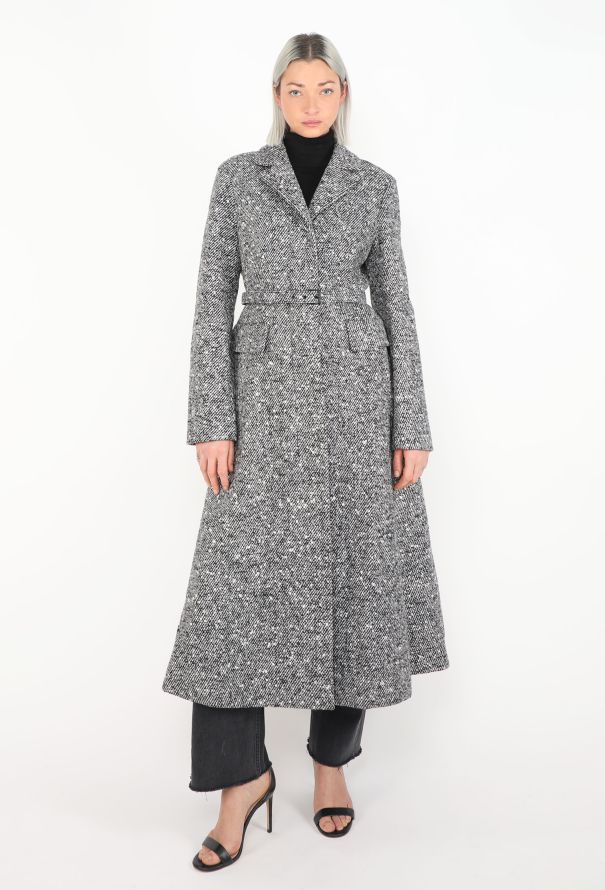 Dior 2023 Bouclé Tweed Bar Coat - 4