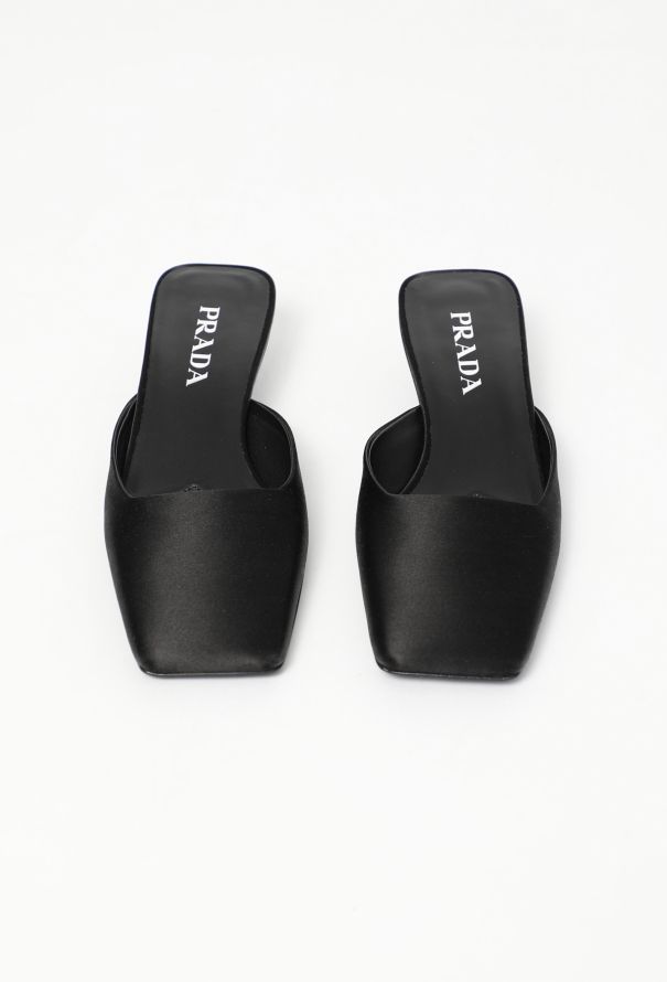 Prada 2024 Patent Satin Mules - 3 Prada 2024 Patent Satin Mules - 3