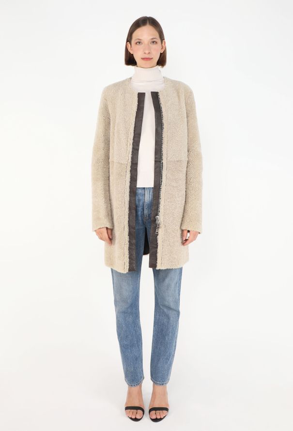 Céline Pre-Fall 2010 Shearling Coat - 4