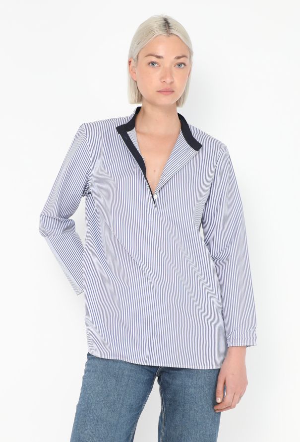 Céline 2011 Striped Cotton Tunic - 1