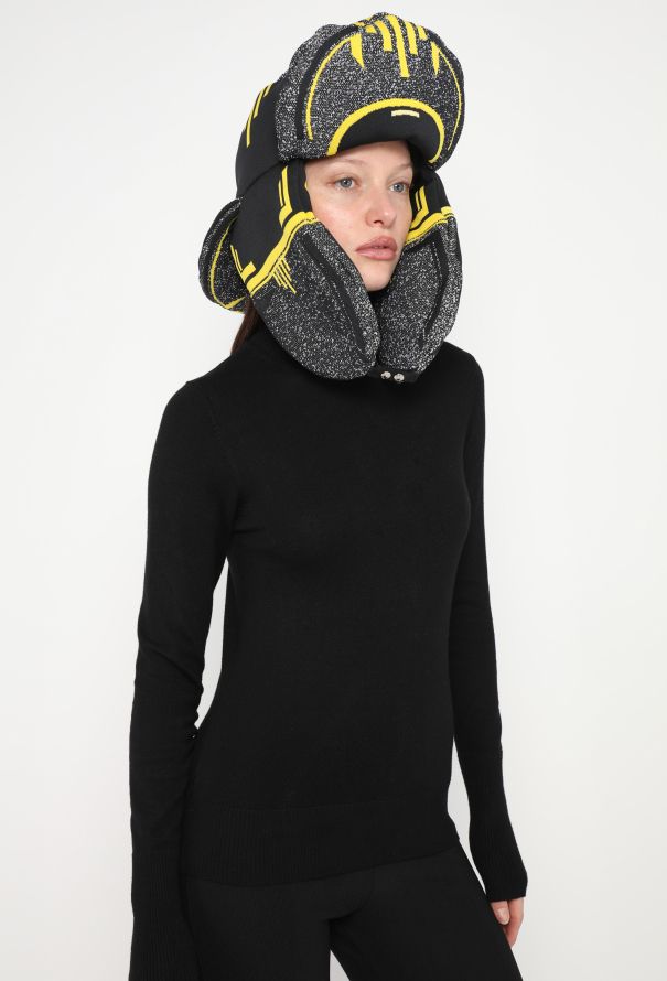 Prada S/S 2019 Abstract Ski Hat - 4 Prada S/S 2019 Abstract Ski Hat - 4