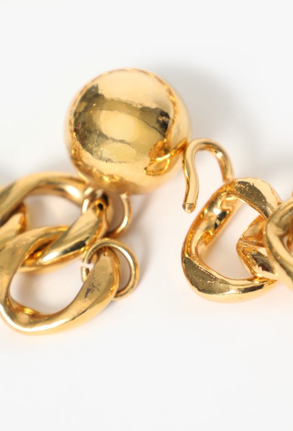 Chanel '90s Chainlink Ball Pendant Belt - 4