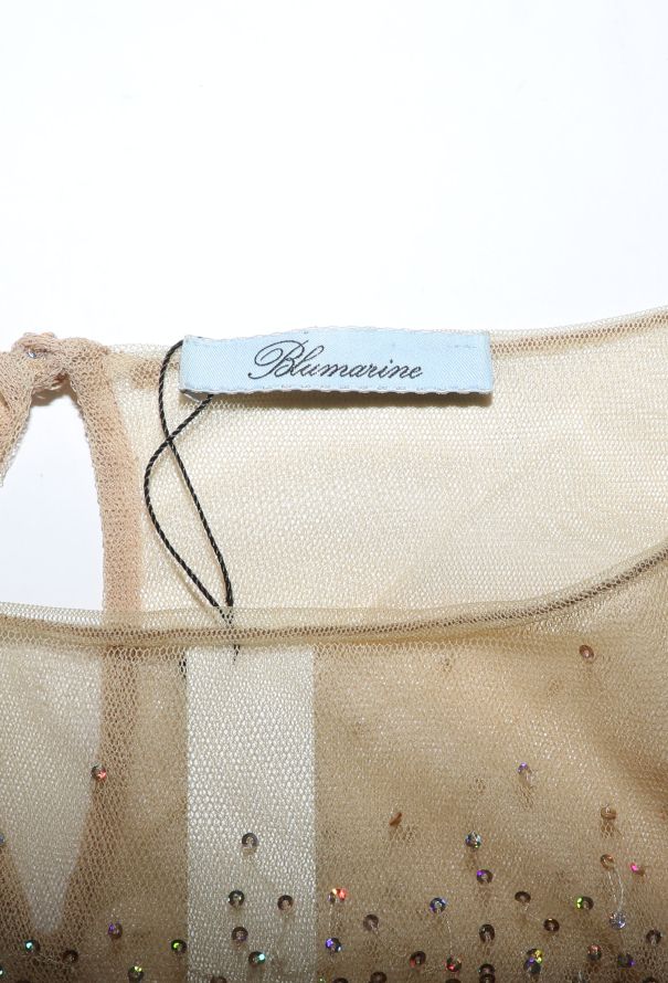 '90s Gradient Sequin Tulle Gown - 6