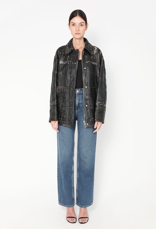 S/S 2024 Studded Leather Jacket | Authentic & Vintage | ReSee