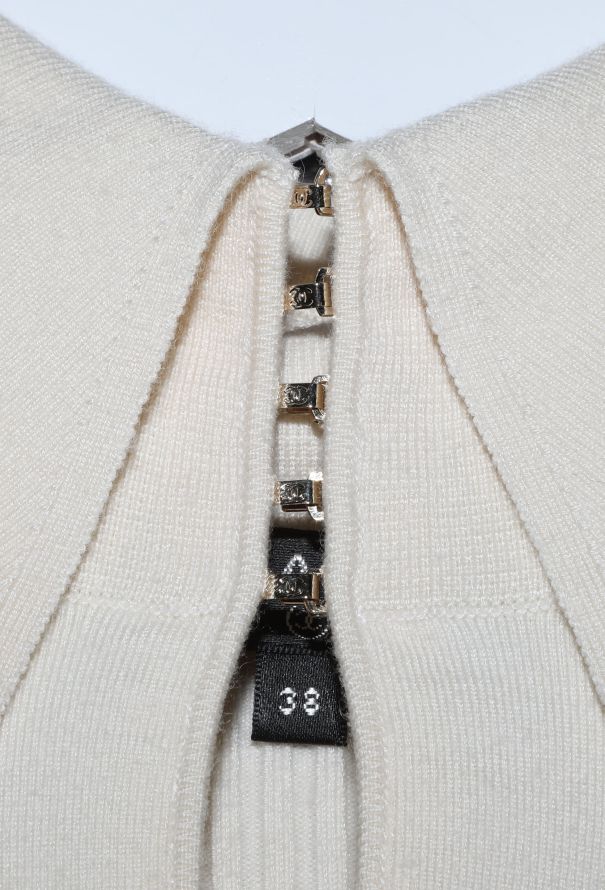 Chanel Cashmere Ribbed Knit Top - 7 Chanel Cashmere Ribbed Knit Top - 7