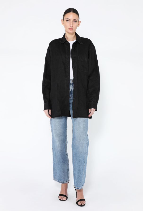 The Row S/S 2025 Nesson Linen Shirt - 5