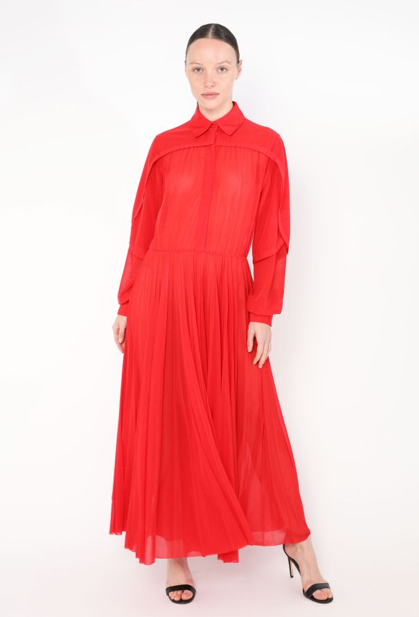 Céline CAMPAIGN S/S 2017 Tulip-Sleeve Dress - 1