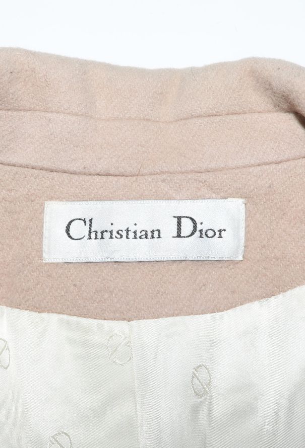 Dior Vintage Belted Twill Coat - 6