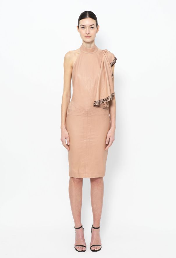 Alaïa ULTRA RARE 1981 Studded Leather Dress - 2