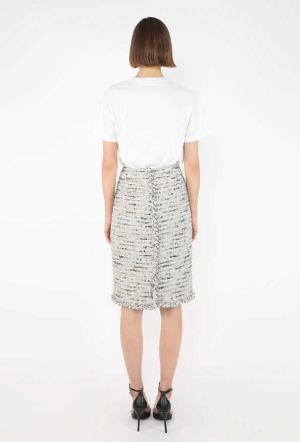 Chanel Metallic Silk Lesage Skirt, F/W 2008 - 6