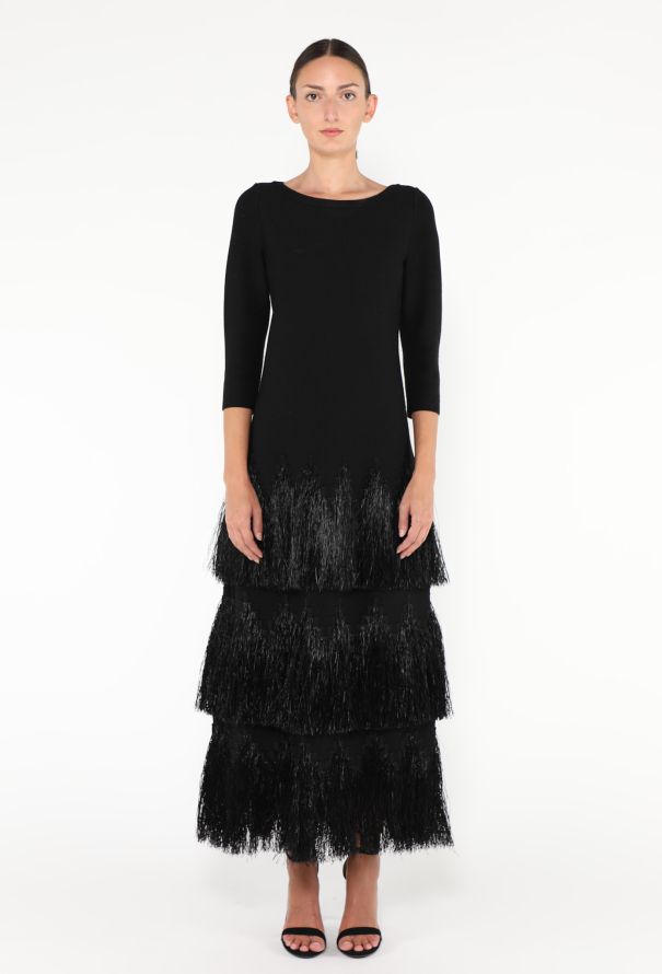 Alaïa S/S 2021 Tiered Raffia Gown - 1