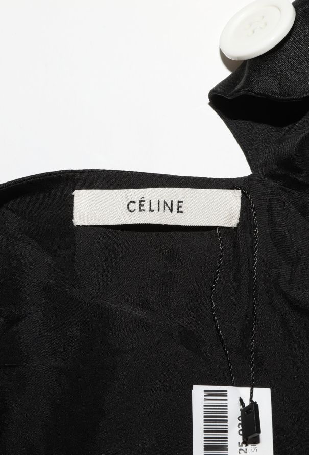 Céline 2016 Buttoned Silk Tunic - 8