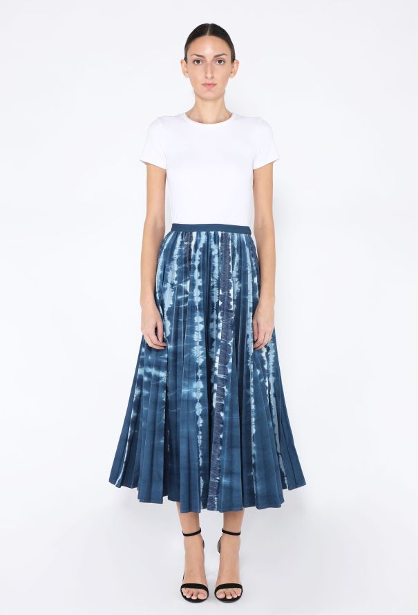 Dior 2020 Denim Tie-Dye Skirt - 3