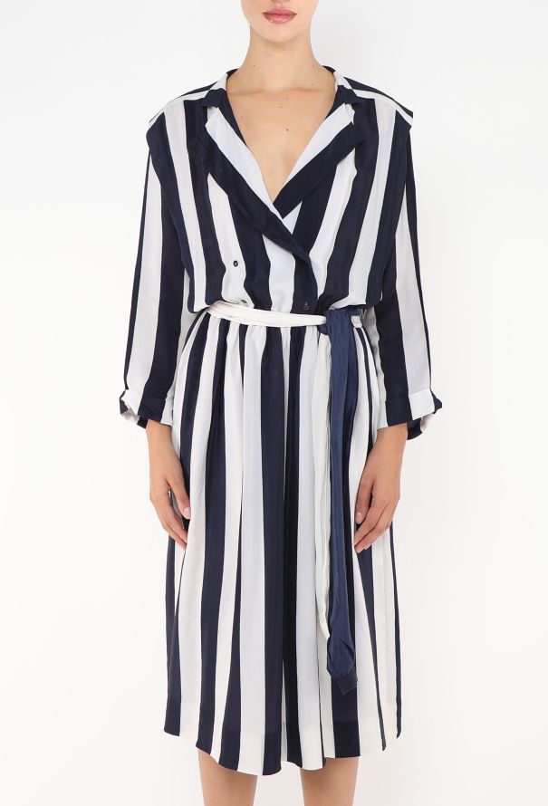 Louis Féraud Belted Silk Dress - 6