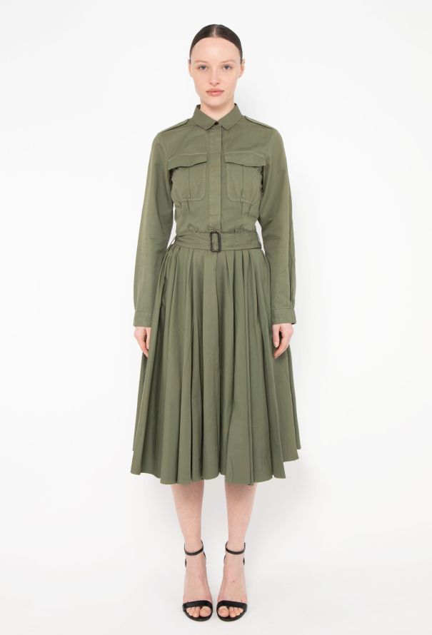 Dries Van Noten 2010 Pleated Utility Dress - 1