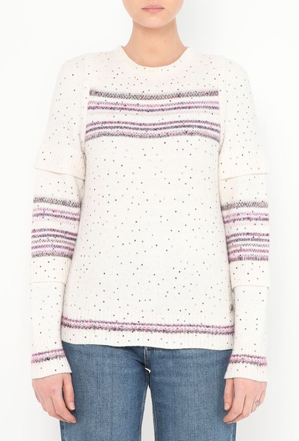 Chanel Sequin Cashmere Sweater, F/W 2018 - 1