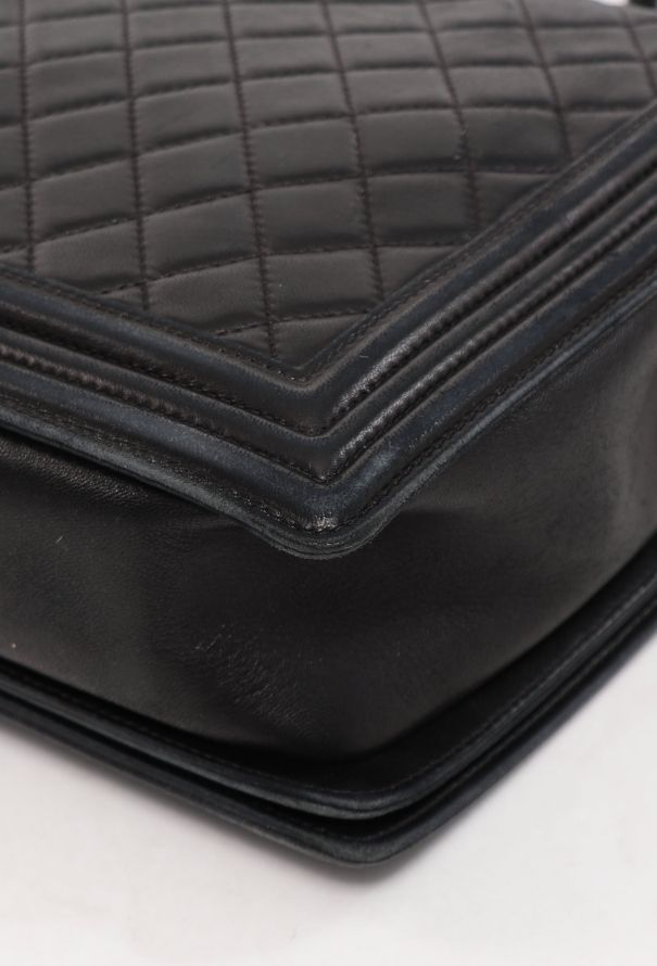 Chanel Black Maxi Boy Bag - 10