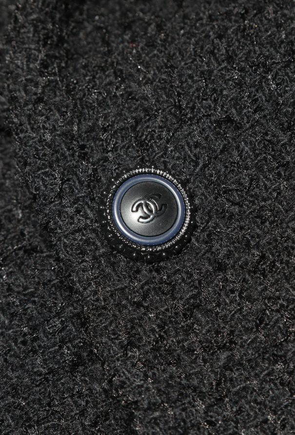 Chanel 2020 Bouclé Tweed 'CC' Coat - 7