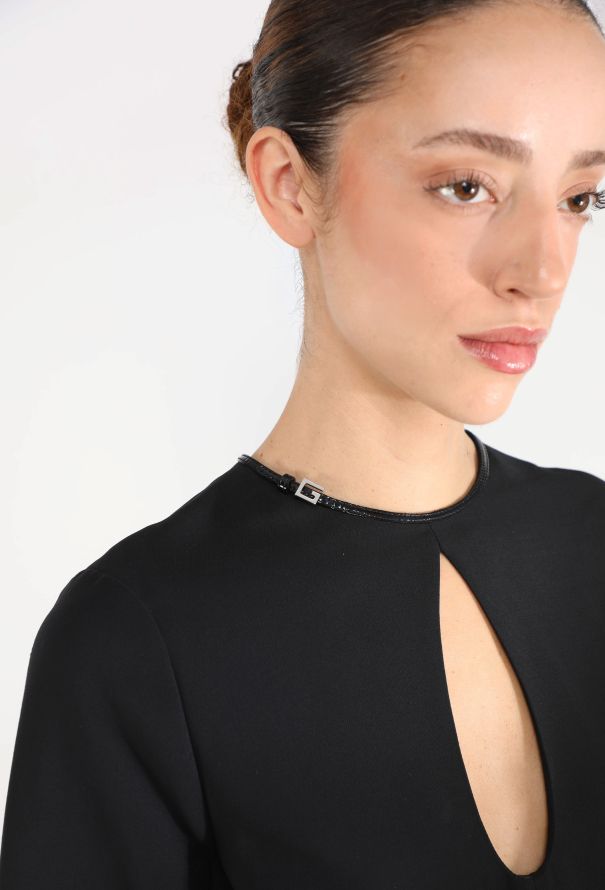 Gucci Patent Trim Flared Jumpsuit - 3