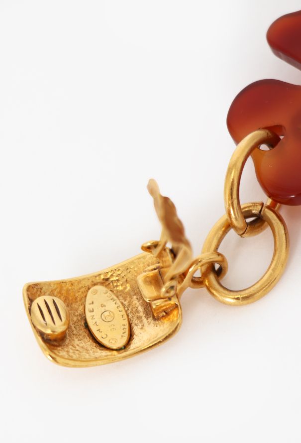 Chanel RARE 1995 Clover Drop Earrings - 5 Chanel RARE 1995 Clover Drop Earrings - 5
