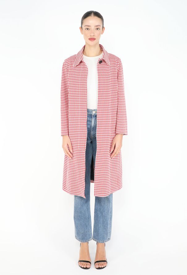 Céline 2016 Houndstooth Car Coat - 3