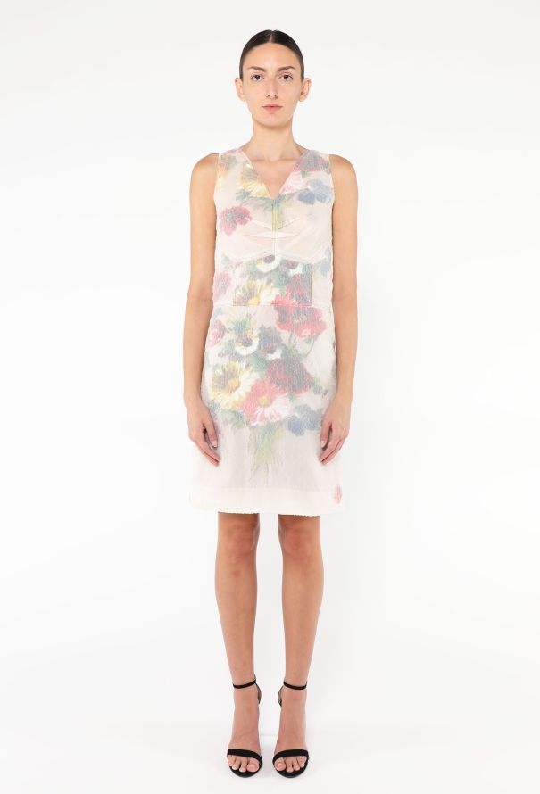 Céline Resort 2017 Floral Overlay Dress - 1