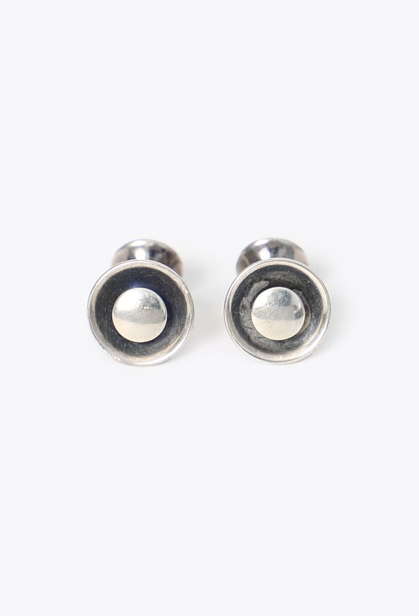 Hermès Vintage Sterling Rounded Cufflinks - 3