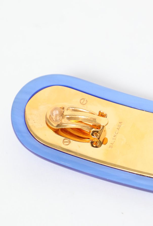 Balenciaga Single 'BB' Clip-On Earring - 4