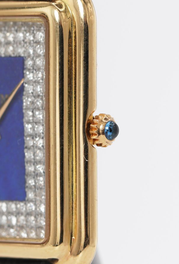Corum 1970s 18k Yellow Gold, Diamond & Lapis Lazuli Watch - 3 Corum 1970s 18k Yellow Gold, Diamond & Lapis Lazuli Watch - 3