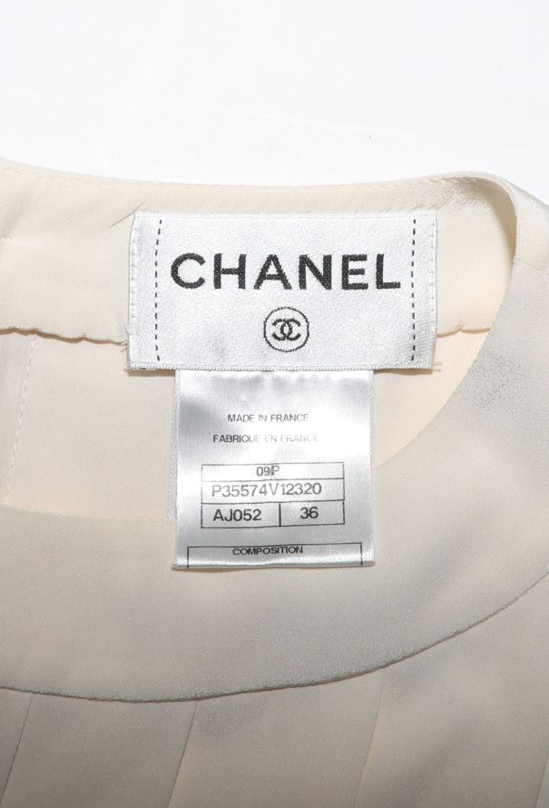 Chanel Spring 2009 Pleated Silk Dress - 7